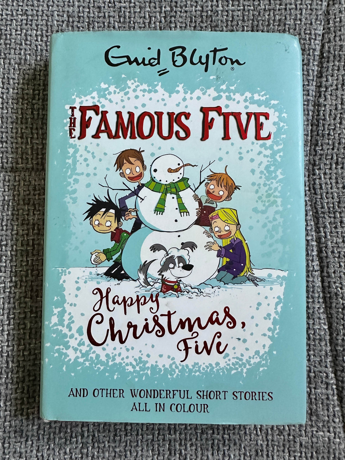 2016*1st* Famous Five Happy Christmas Five - Enid Blyton (Jamie Littler illustration) Hodder & Stoughton - Honeyburn Books (UK)