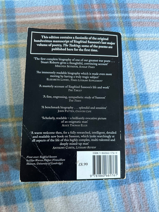 2000*1st* Siegfried Sassoon - John Stuart Roberts(Richard Cohen Books publisher) - Honeyburn Books (UK)