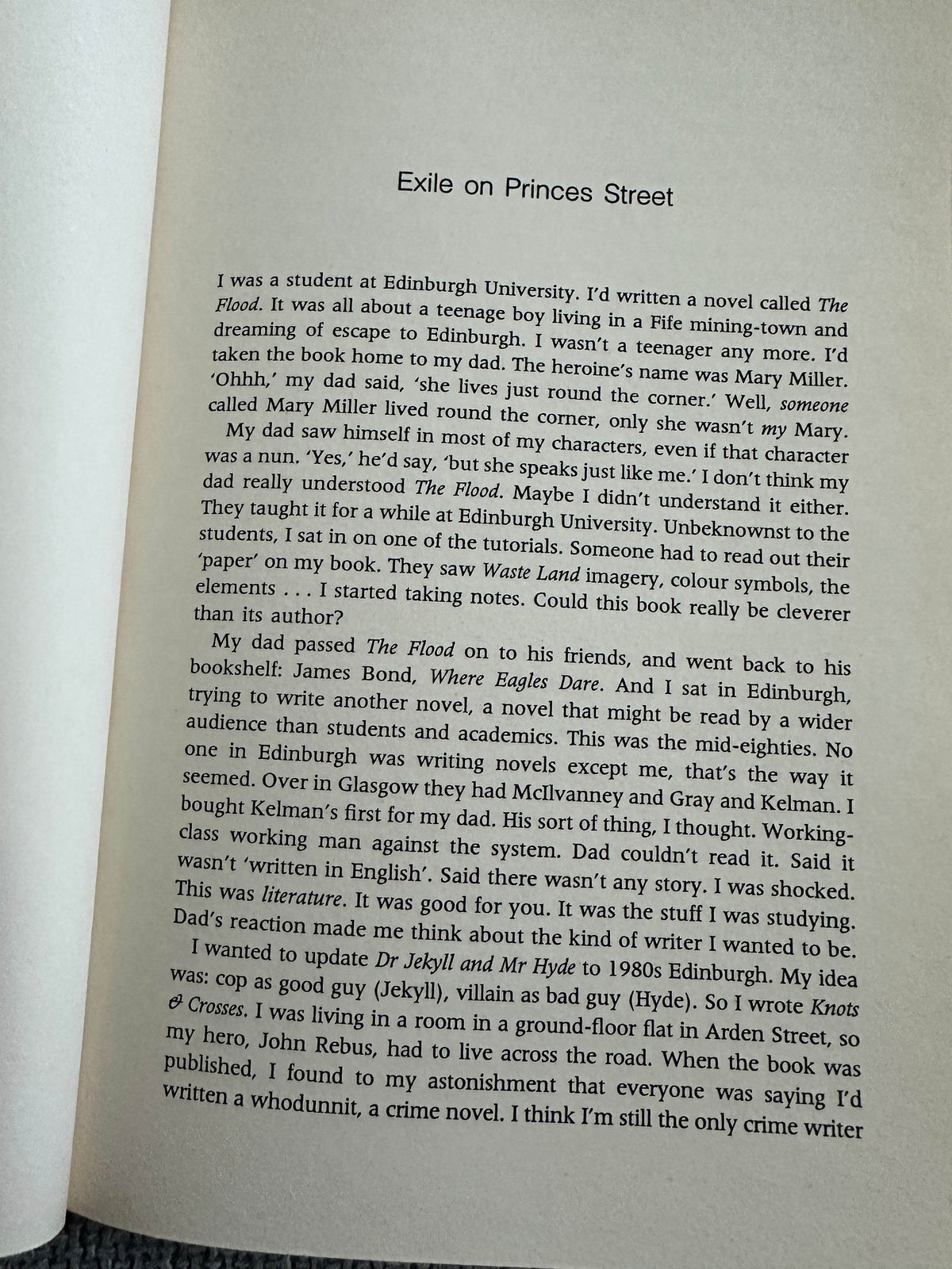 2002 Rebus: The Early Years - Ian Rankin (Orion Books) - Honeyburn Books (UK)