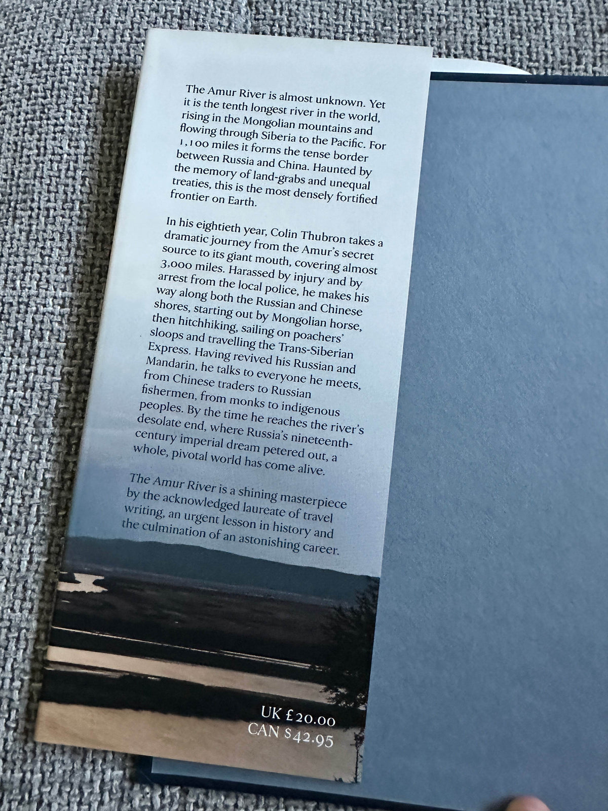2021 The Amur River (Between Russia & China) Colin Thubron (Chatto & Windus) - Honeyburn Books (UK)