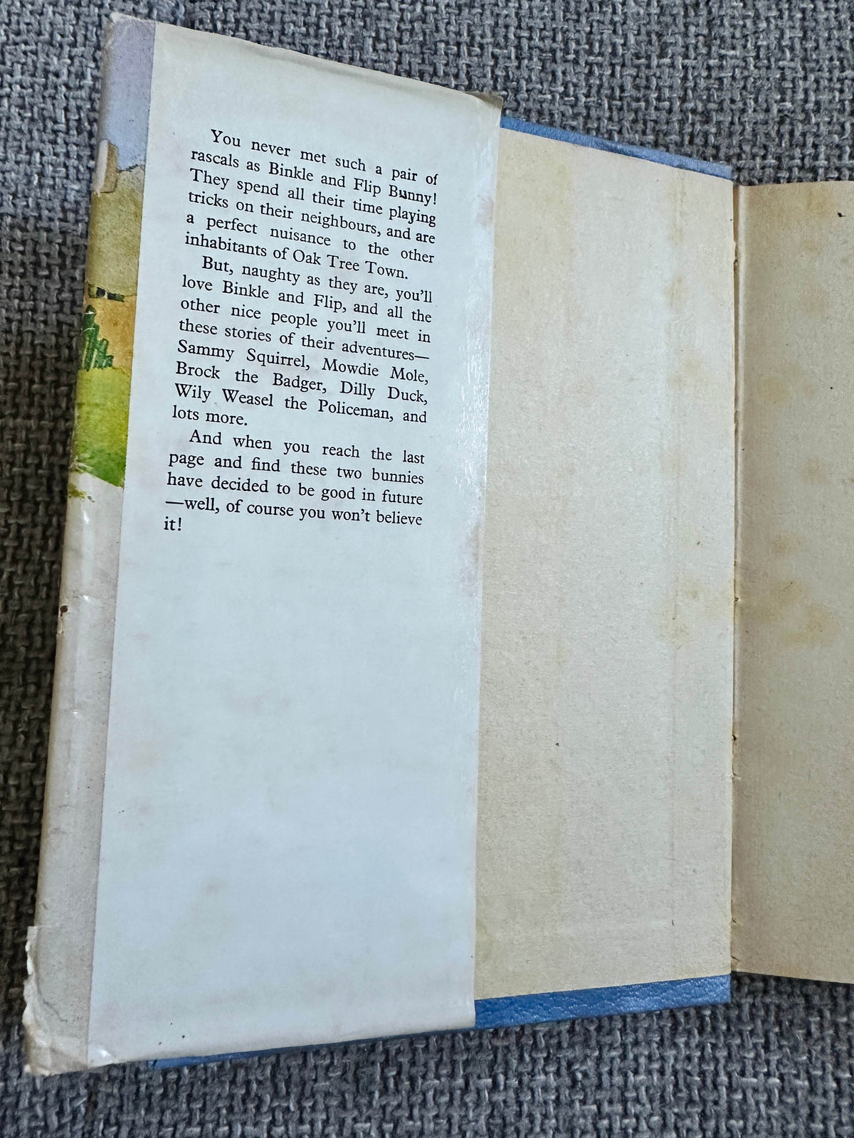 1967 The Adventures of Binkle & Flip - Enid Blyton (Dean & Son Ltd) - Honeyburn Books (UK)