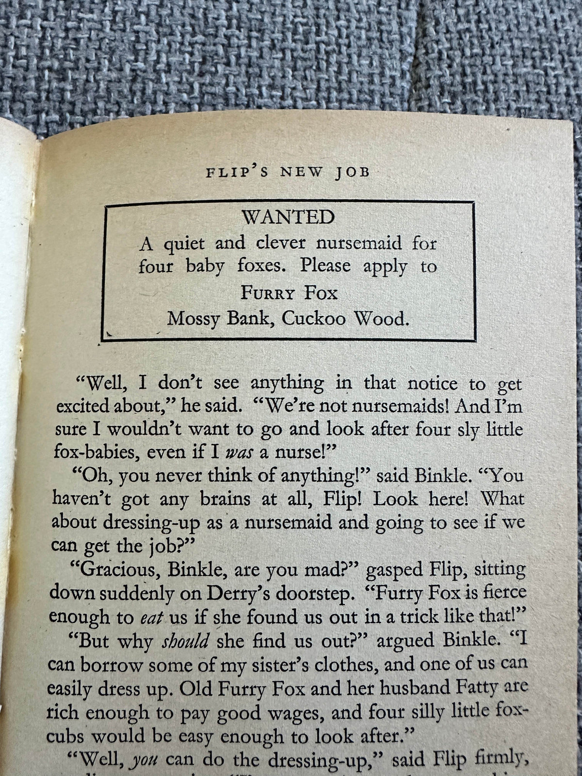 1967 The Adventures of Binkle & Flip - Enid Blyton (Dean & Son Ltd) - Honeyburn Books (UK)