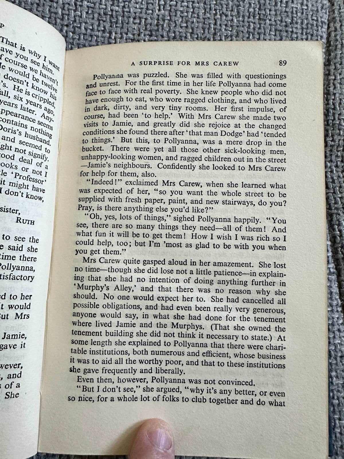 1948 Pollyanna Grows Up - Eleanor H. Porter (George G. Harrap & Co. Ltd.) - Honeyburn Books (UK)