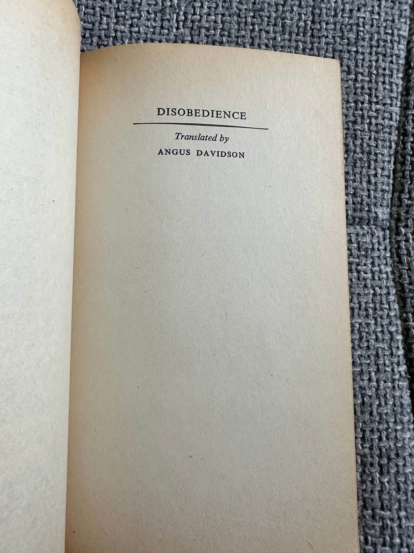 1961 Two Adolescents (Agostino & Disobedience) Alberto Moravia (Penguin) - Honeyburn Books (UK)
