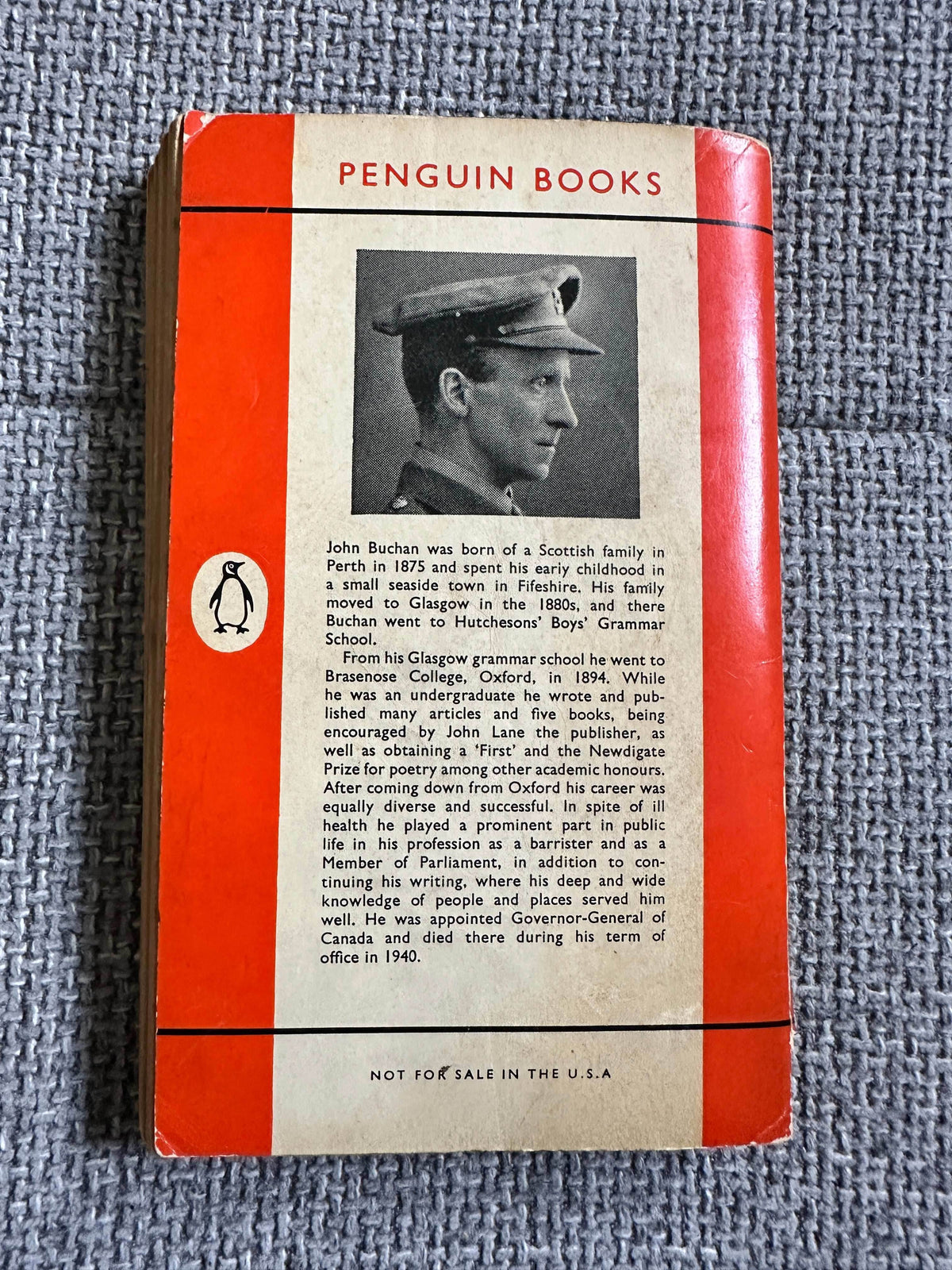 1958 Greenmantle - John Buchan (Penguin) - Honeyburn Books (UK)
