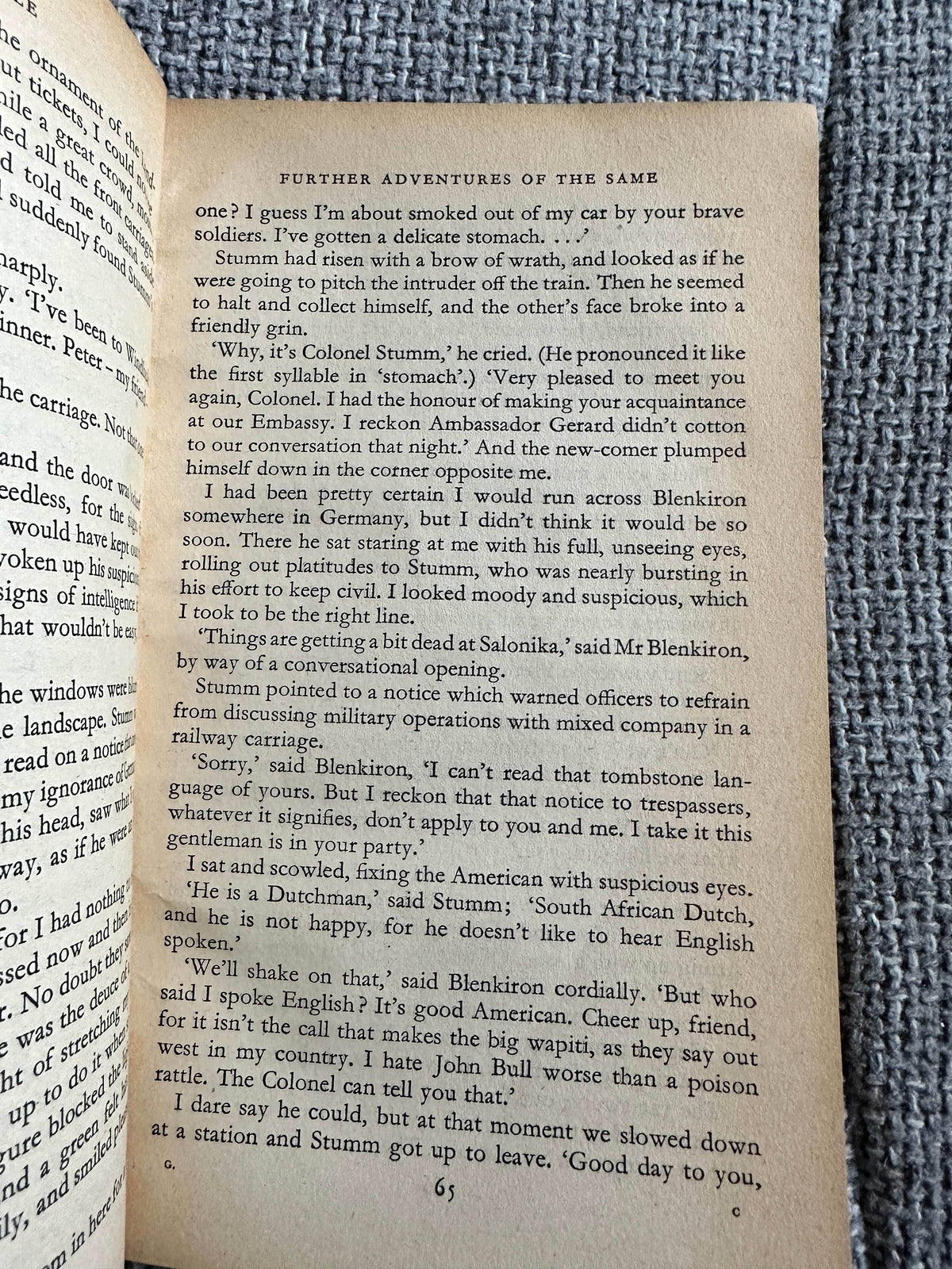 1958 Greenmantle - John Buchan (Penguin) - Honeyburn Books (UK)