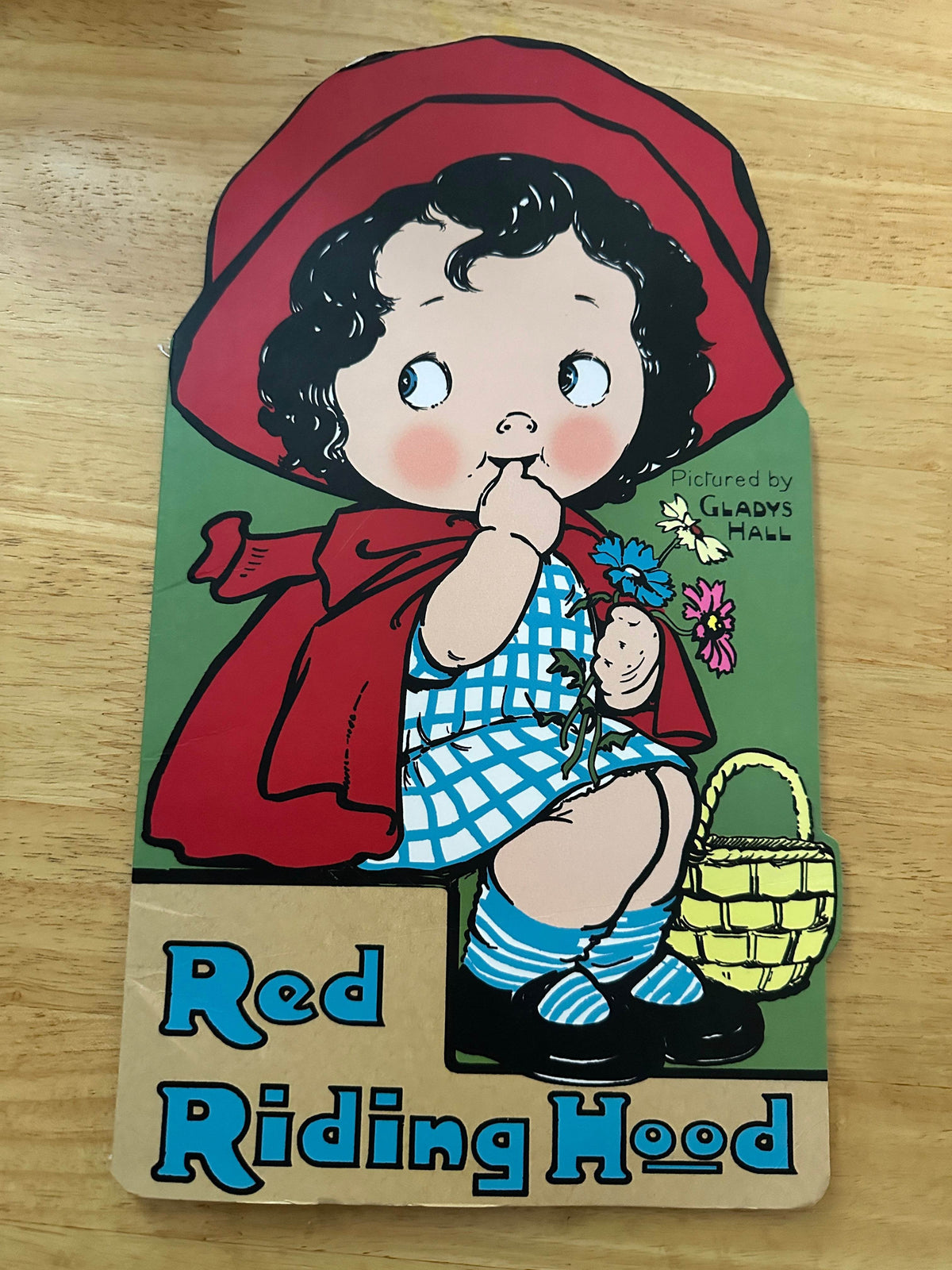 2007 Red Riding Hood(Shape Book) Gladys Hall(Blue Lantern Studio) - Honeyburn Books (UK)