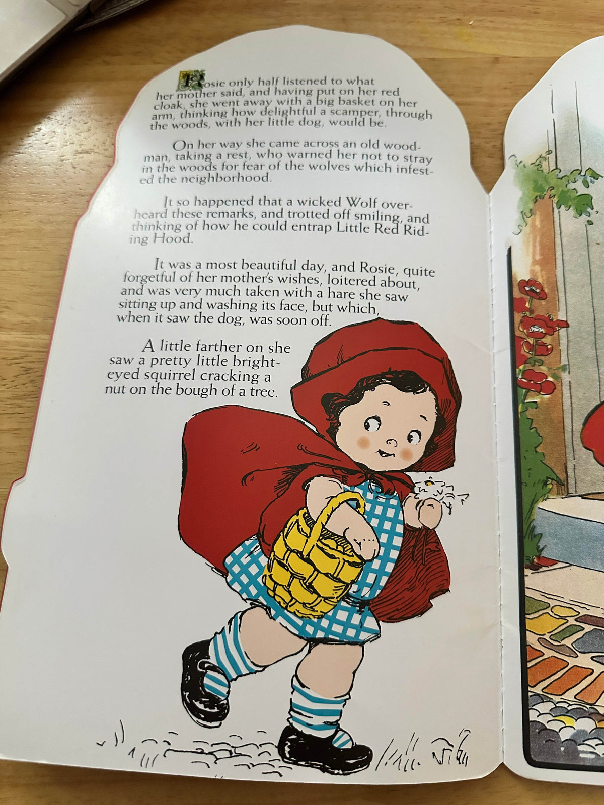 2007 Red Riding Hood(Shape Book) Gladys Hall(Blue Lantern Studio) - Honeyburn Books (UK)