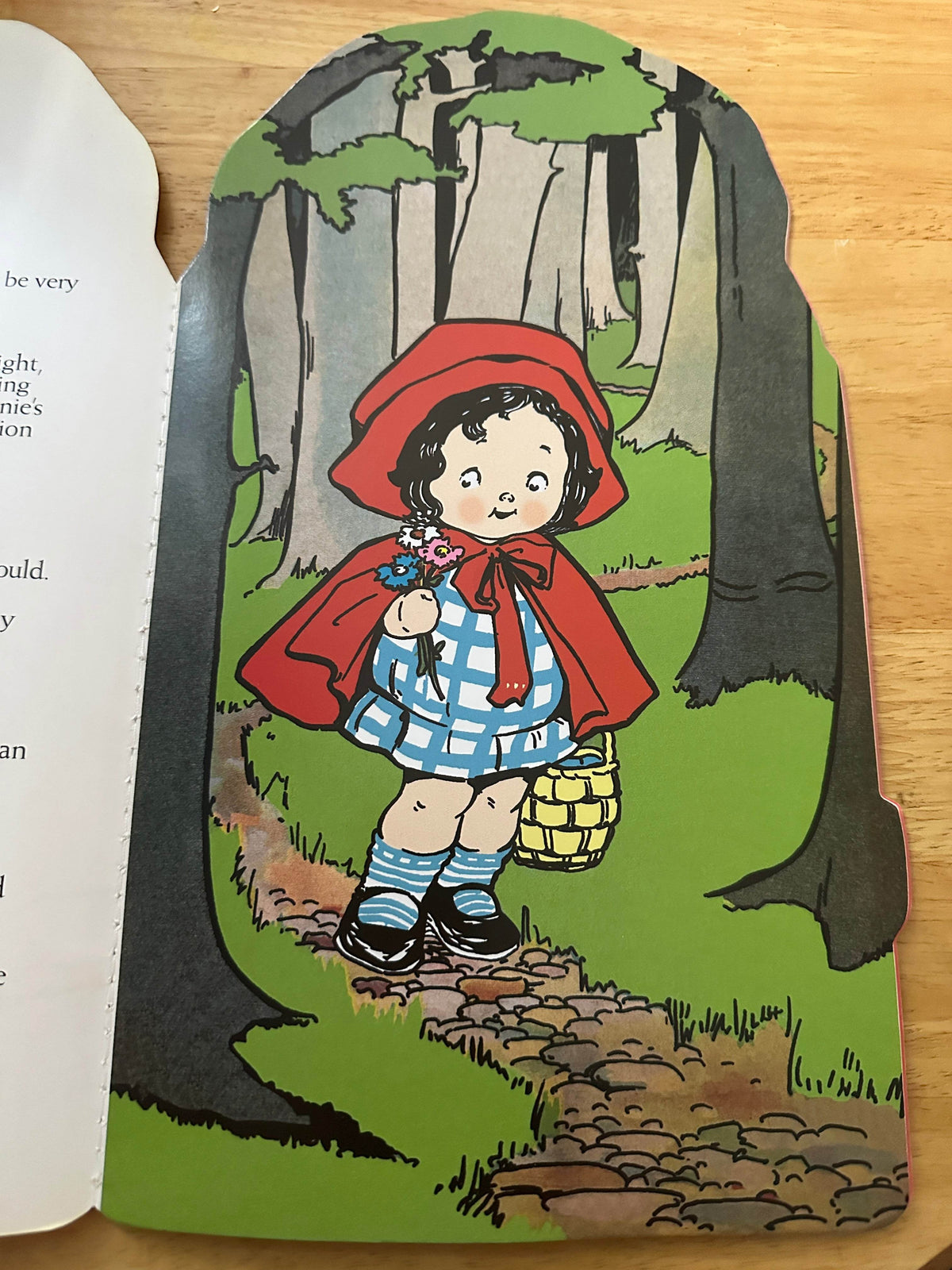 2007 Red Riding Hood(Shape Book) Gladys Hall(Blue Lantern Studio) - Honeyburn Books (UK)