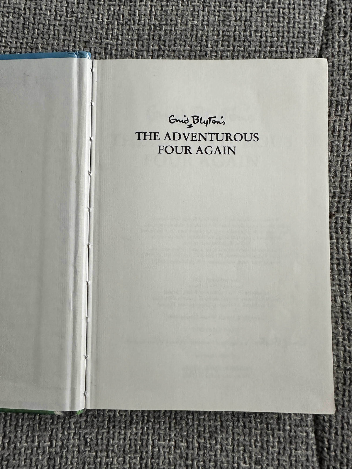 1994 The Adventurous Four Again - Enid Blyton (Dean) - Honeyburn Books (UK)