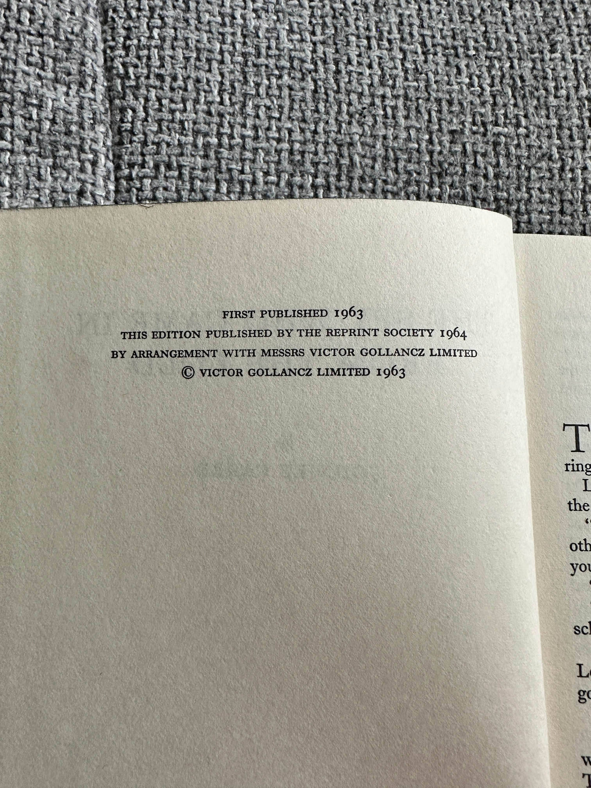 1964*1st* The Spy Who Came In From The Cold - John Le Carré (The Reprint Society) - Honeyburn Books (UK)