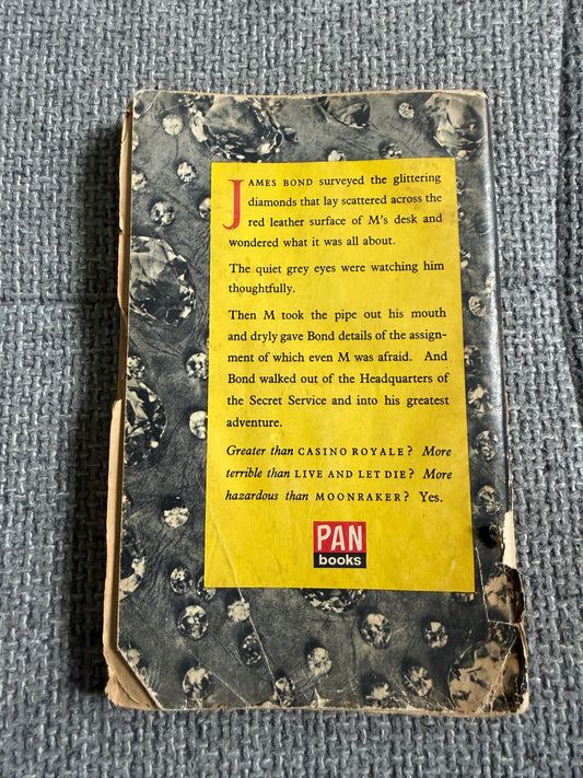 1963 Diamonds Are Forever (James Bond) Ian Fleming (Pan Books) - Honeyburn Books (UK)