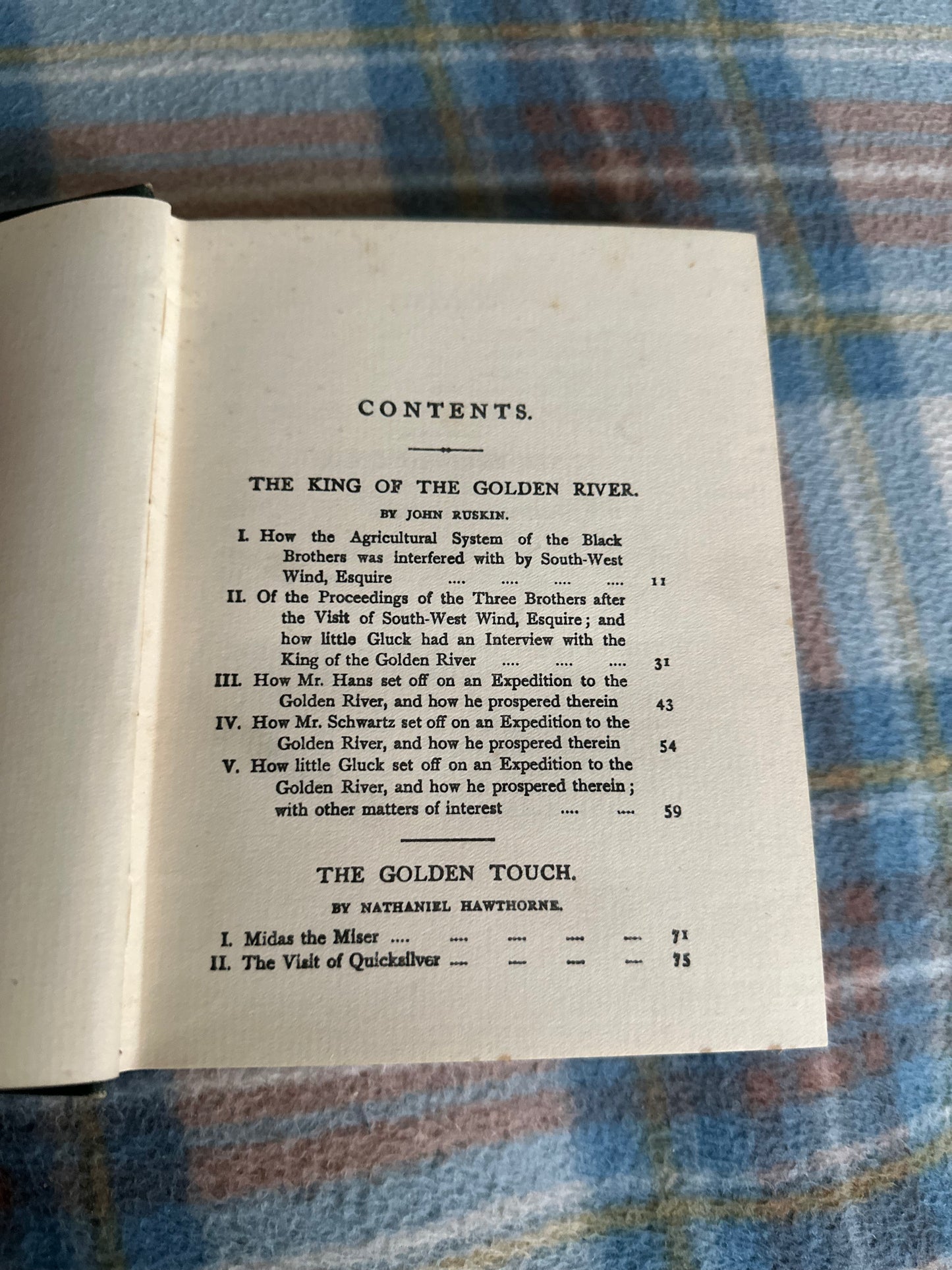 1894 The King Of The Golden River & Other Stories - John Ruskin(Rountree illustrations) Thomas Nelson & Sons Ltd - Honeyburn Books (UK)