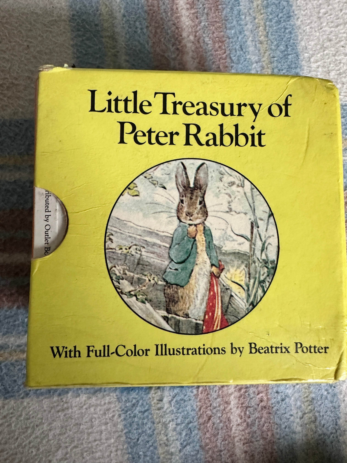 1985 Little Treasury Of Peter Rabbit - Beatrix Potter retold by Corey Nash(Derrydale Books) miniature - Honeyburn Books (UK)