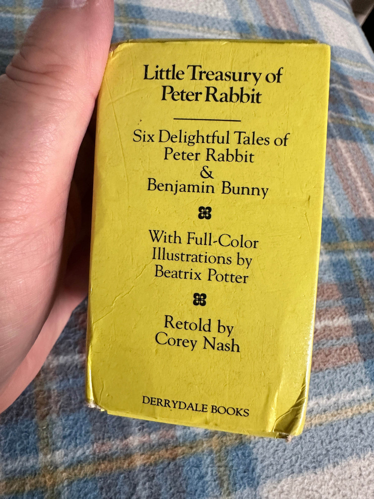 1985 Little Treasury Of Peter Rabbit - Beatrix Potter retold by Corey Nash(Derrydale Books) miniature - Honeyburn Books (UK)
