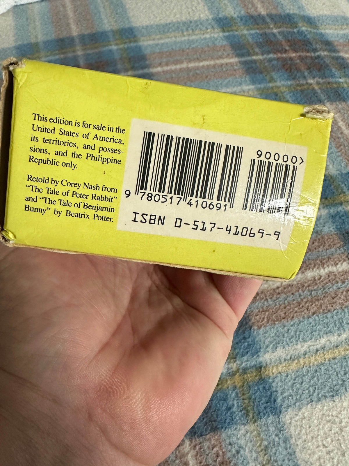 1985 Little Treasury Of Peter Rabbit - Beatrix Potter retold by Corey Nash(Derrydale Books) miniature - Honeyburn Books (UK)