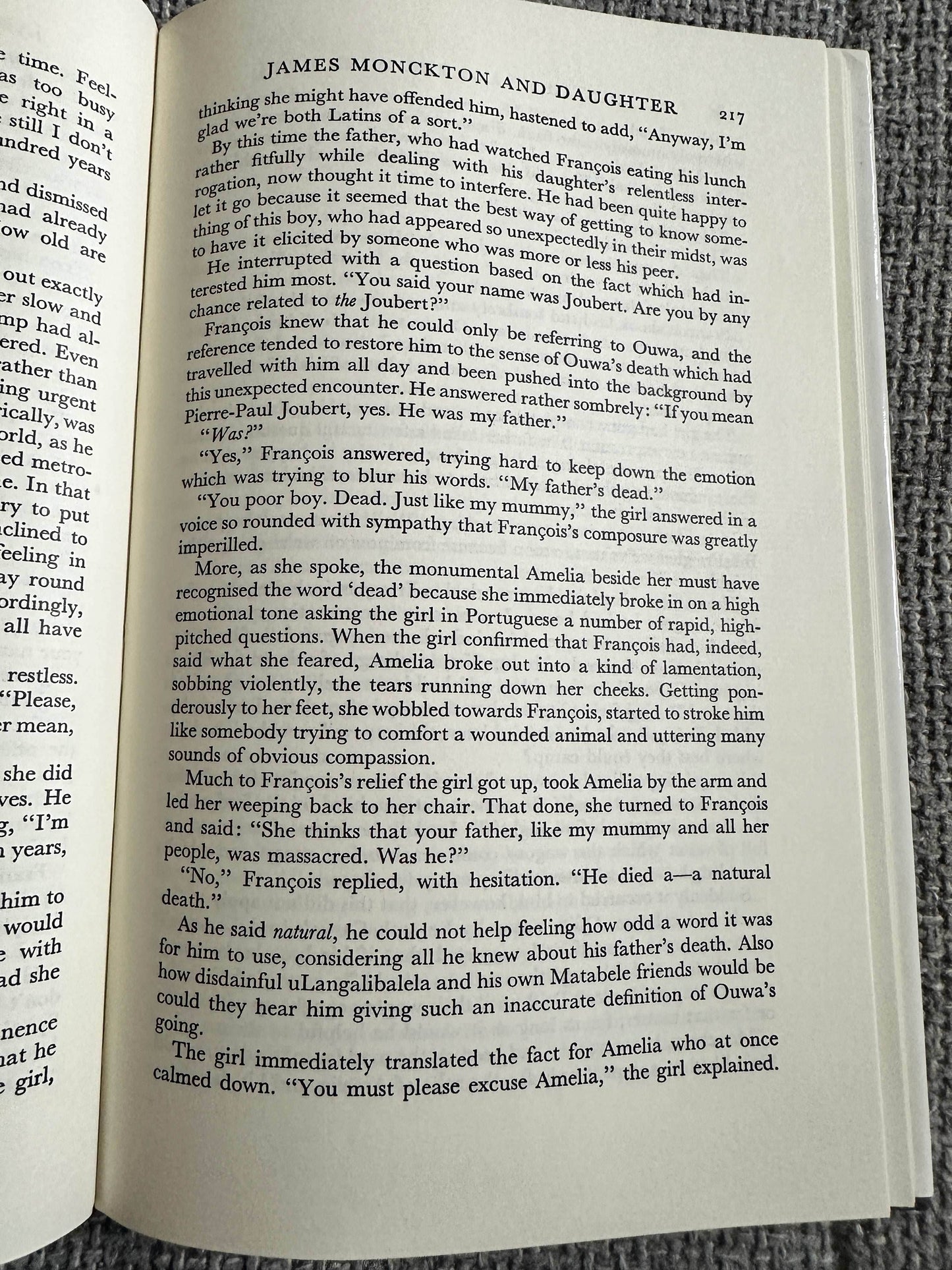 1985 A Story Like The Wind - Laurens Van Der Post (Chatto & Windus) - Honeyburn Books (UK)