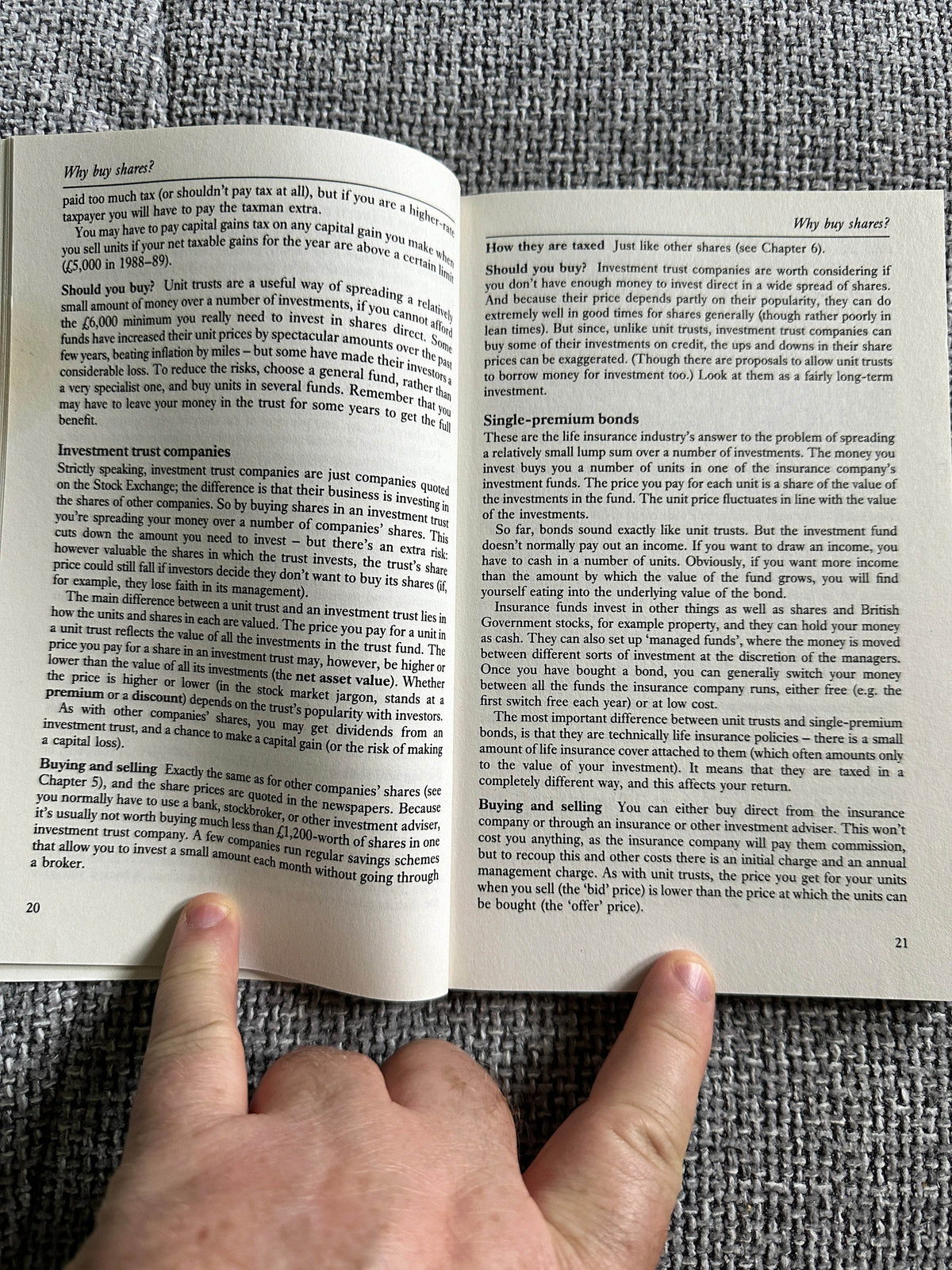 1988 How To Buy, Sell & Own Shares - Consumers Association Which Books(Hodder & Stoughton) - Honeyburn Books (UK)