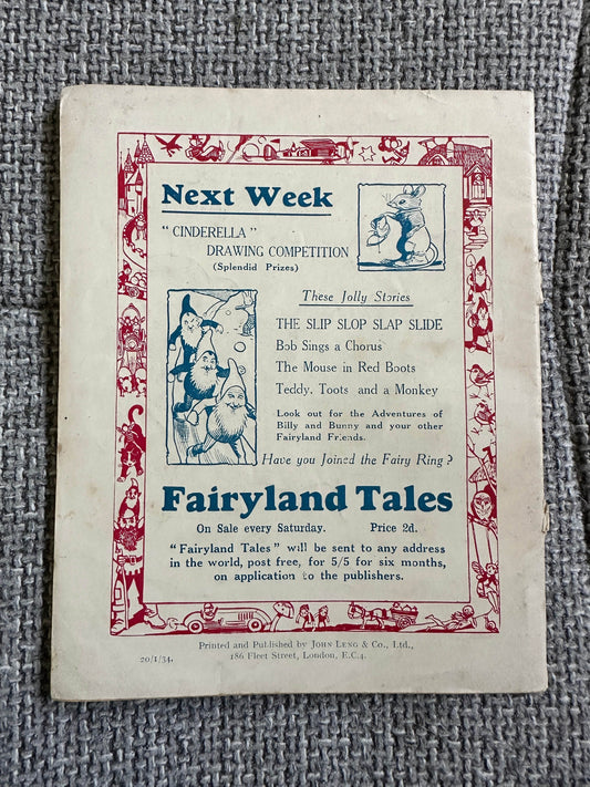 1934 Fairyland Tales (No597) John Leng Publisher - Honeyburn Books (UK)