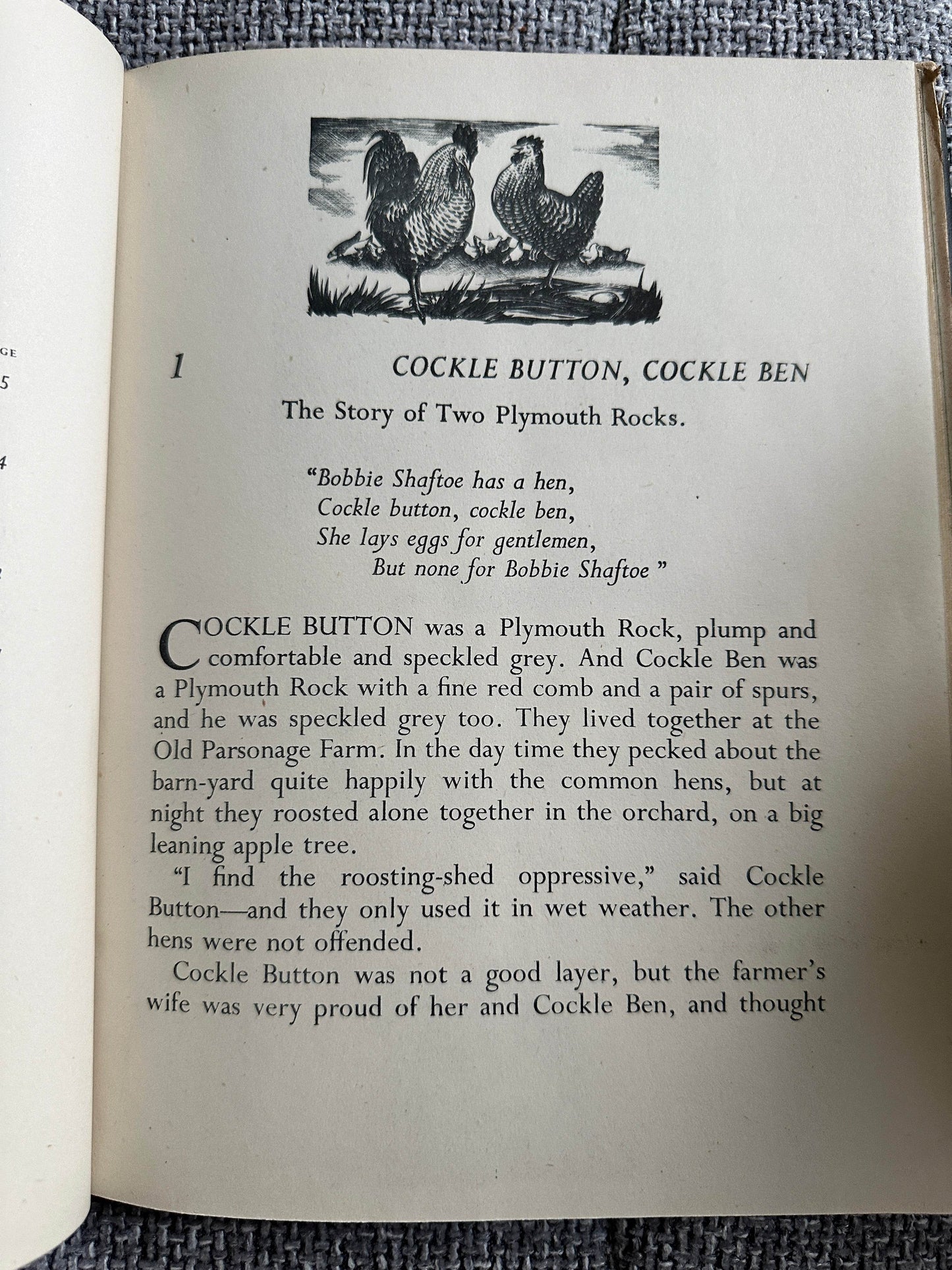 1943 Cockle Button, Cockle Ben - Richard Phibbs(Gladys M. Rees Illust) Robert Hale Ltd - Honeyburn Books (UK)