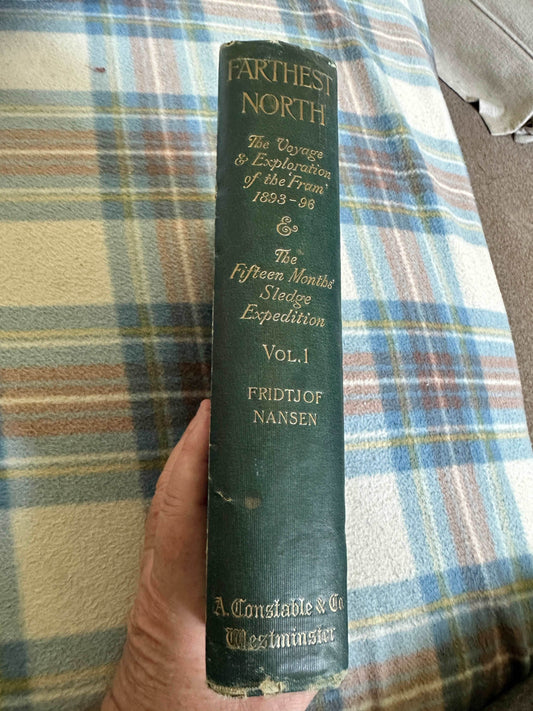 1897*1st* Farthest North - Dr. Fridtjof Nansen(Archibald Constable & Company) Volume One - Honeyburn Books (UK)
