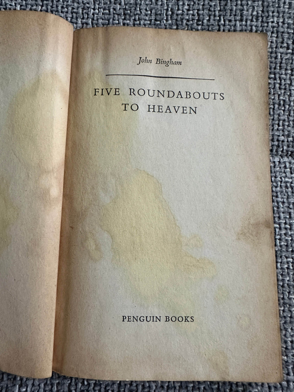 1959*1st* Five Roundabout’s To Heaven - John Bingham(Penguin) - Honeyburn Books (UK)