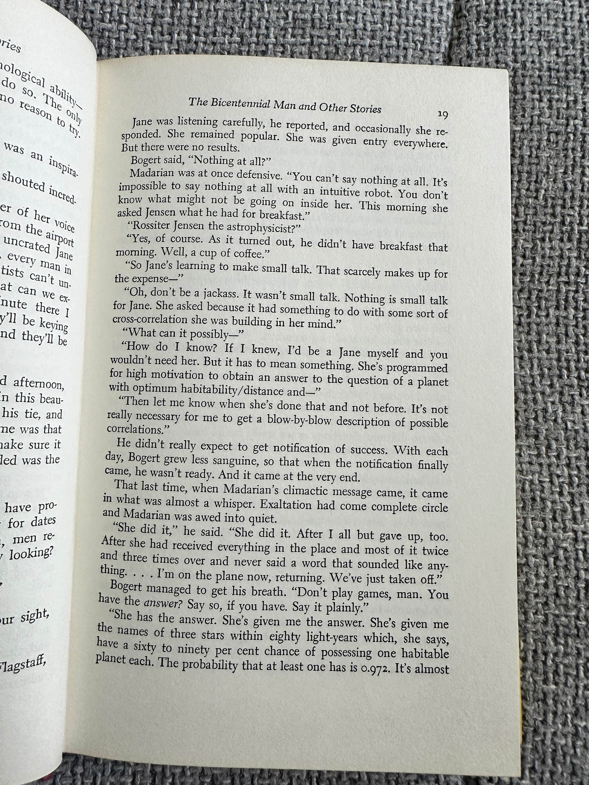 1977*1st* The Bicentennial Man & Other Stories - Isaac Asimov (Book Club) - Honeyburn Books (UK)