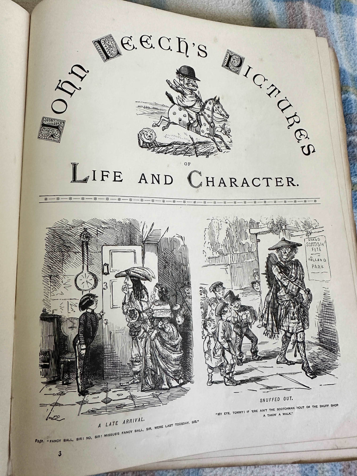 1887 John Leech’s Pictures Of Life & Character from the collection of “Mr Punch” Bradbury & Agnew - Honeyburn Books (UK)