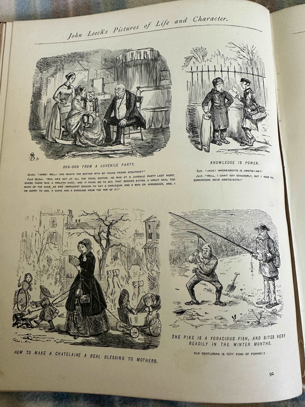 1887 John Leech’s Pictures Of Life & Character from the collection of “Mr Punch” Bradbury & Agnew - Honeyburn Books (UK)