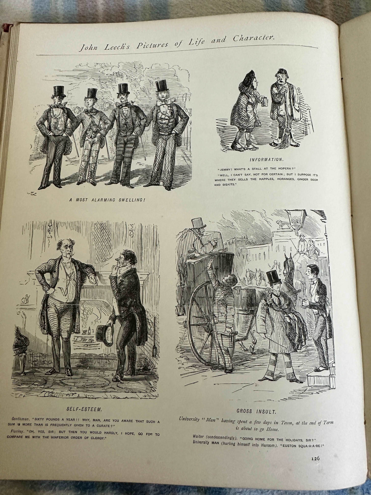 1887 John Leech’s Pictures Of Life & Character from the collection of “Mr Punch” Bradbury & Agnew - Honeyburn Books (UK)