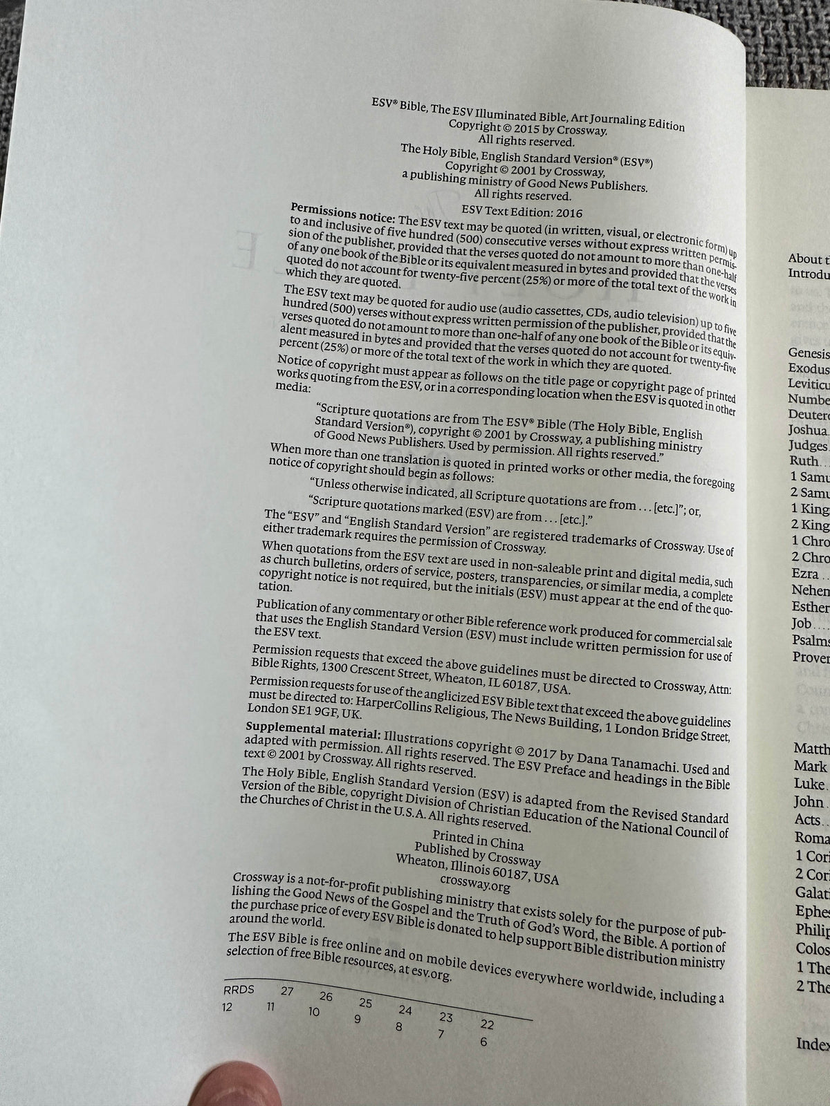 2016 ESV Illuminated Bible (Art Tourling Edition) Dana Tanamachi artwork. Crossways Publisher. - Honeyburn Books (UK)