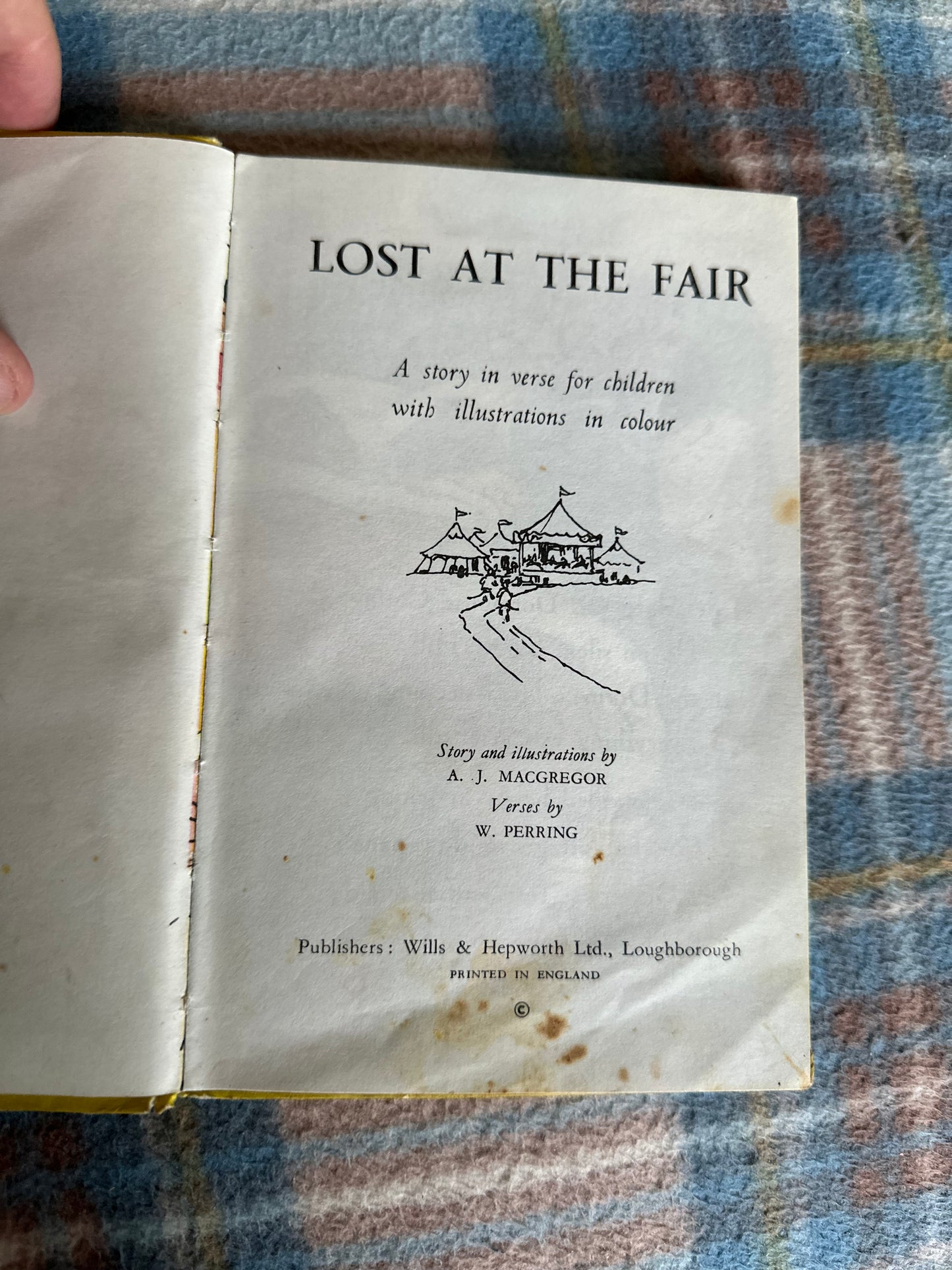 1960’s Lost At The Fair (Series 401 Ladybird) verses by Walter Perring(Illustrated by Angusine MacGregor) Wills & Hepworth - Honeyburn Books (UK)