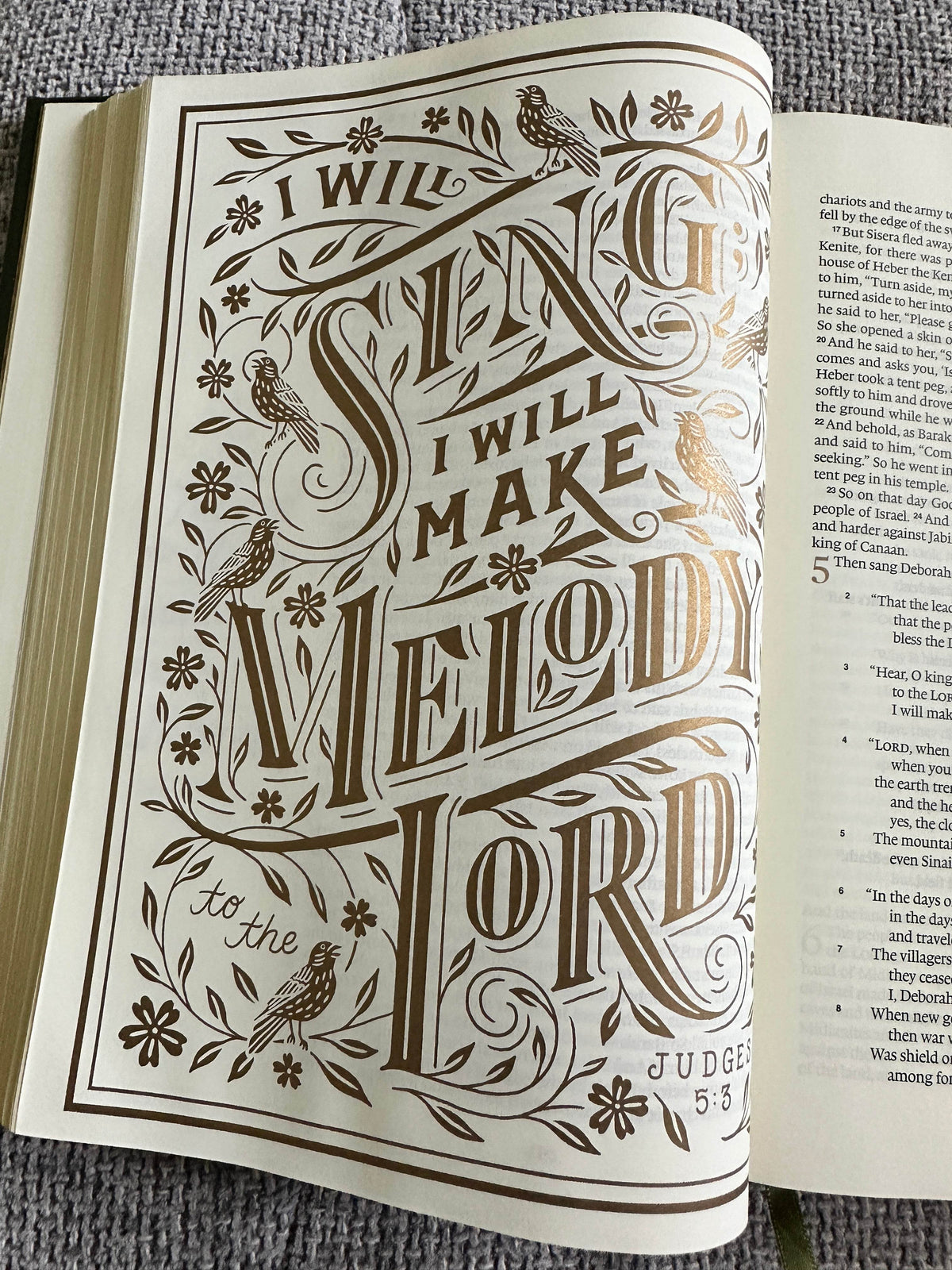 2016 ESV Illuminated Bible (Art Tourling Edition) Dana Tanamachi artwork. Crossways Publisher. - Honeyburn Books (UK)