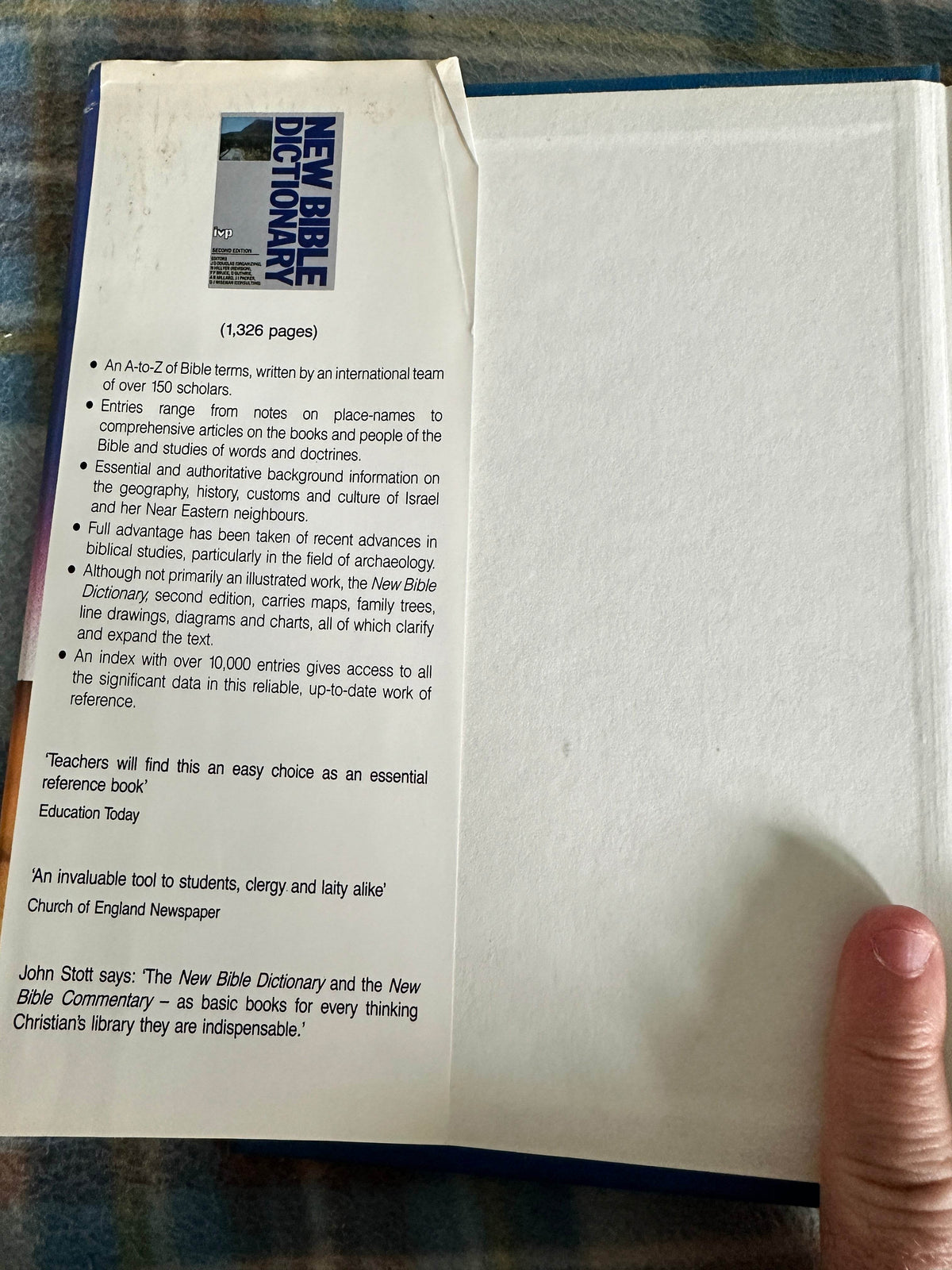 1989 New Concise Bible Dictionary - Inter-Varsity Press - Honeyburn Books (UK)