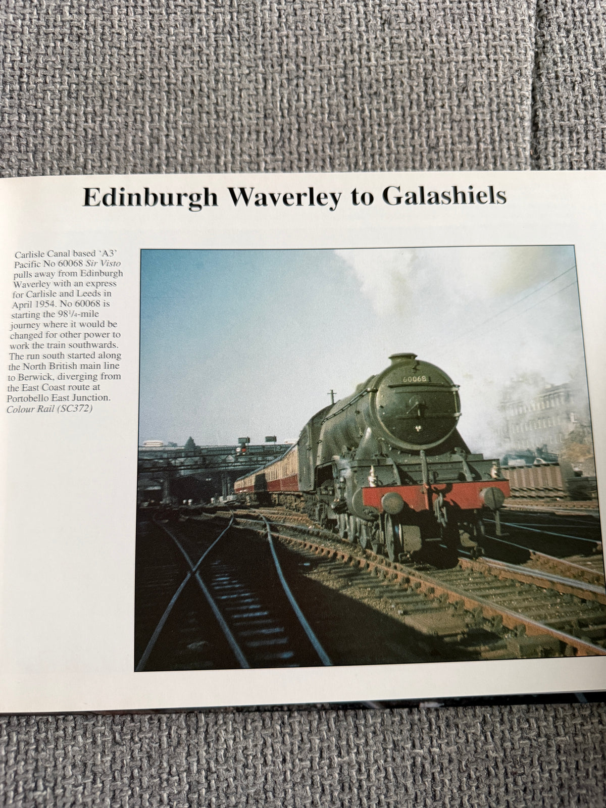 1995*1st* On The Waverley Route (Edinburgh - Carlisle in colour) Robert Robotham (Ian Allan Publishing)