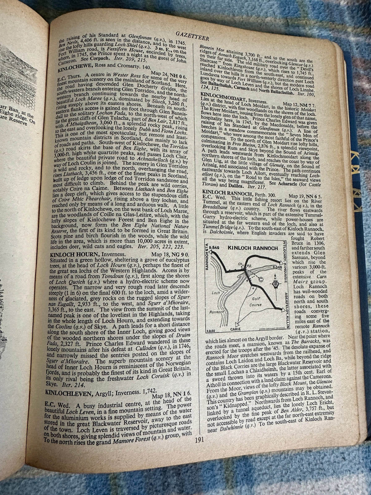 1960*1st* Illustrated Road Book Of Scotland(AA) - Honeyburn Books (UK)