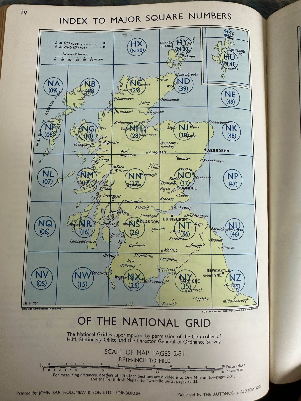 1960*1st* Illustrated Road Book Of Scotland(AA) - Honeyburn Books (UK)