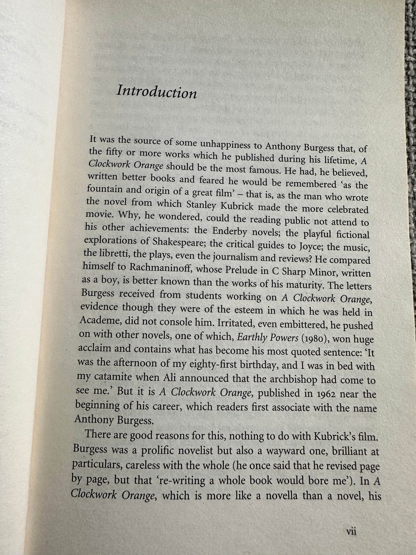 2000 A Clockwork Orange - Anthony Burgess ( Penguin) - Honeyburn Books (UK)