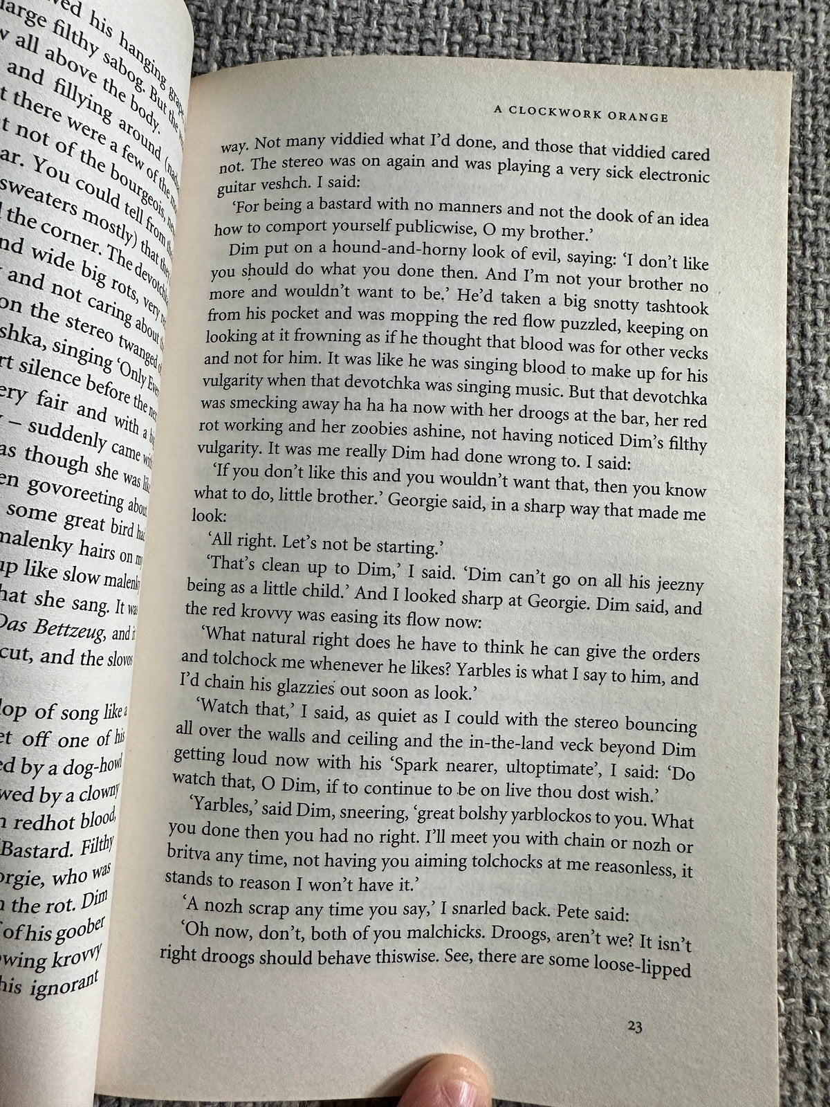 2000 A Clockwork Orange - Anthony Burgess ( Penguin) - Honeyburn Books (UK)