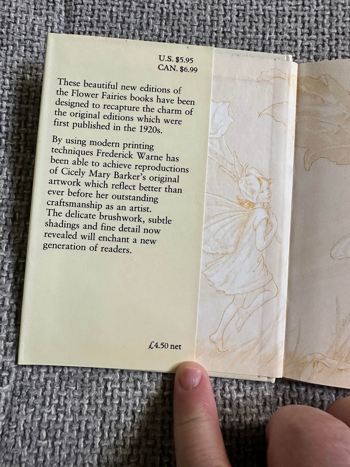 1990 Flower Fairies Of The Spring - Cicely Mary Barker ( Frederick Warne & Co Ltd) - Honeyburn Books (UK)