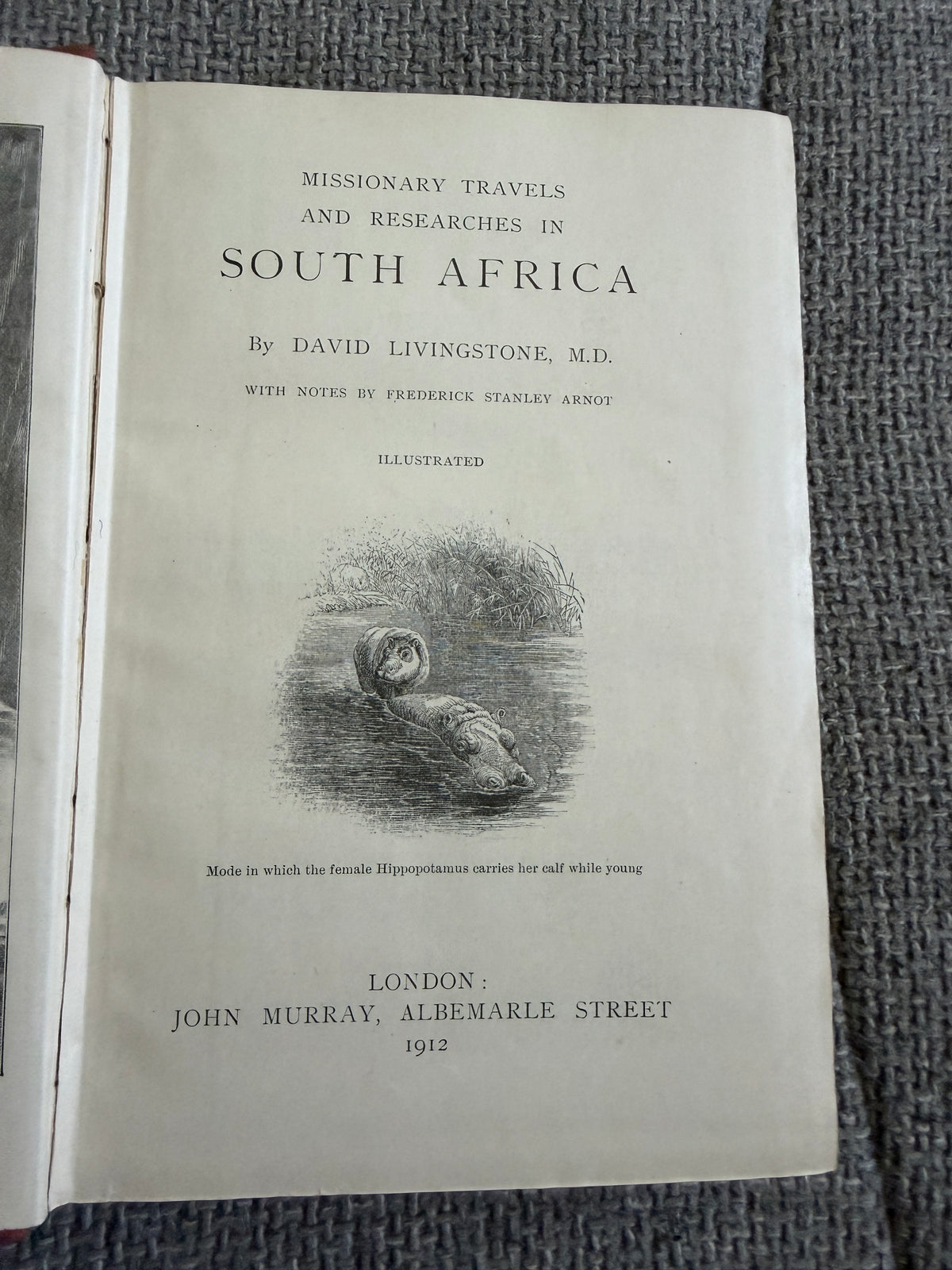 1912 First Expedition To Africa- David Livingstone (John Murray)