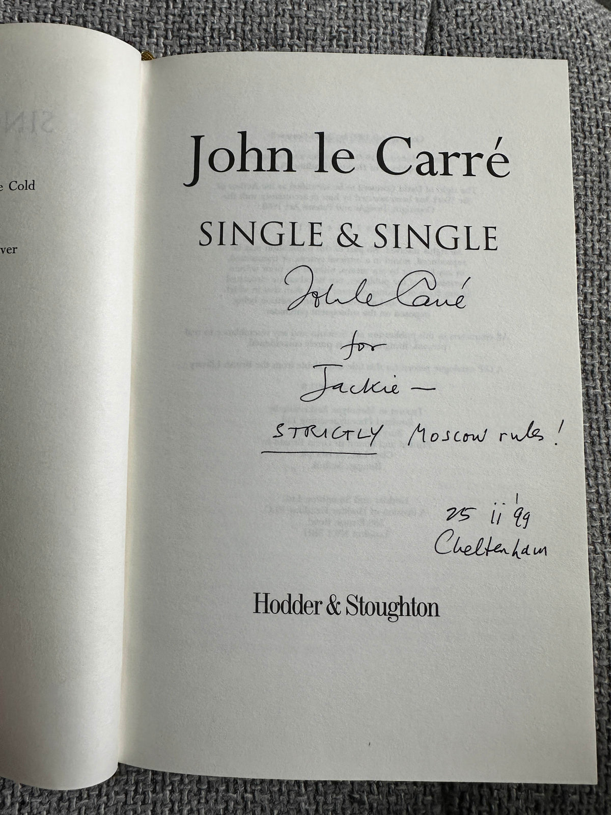 1999*Handsigned 1st* Single & Single - John Le Carré (Hodder & Stoughton) - Honeyburn Books (UK)