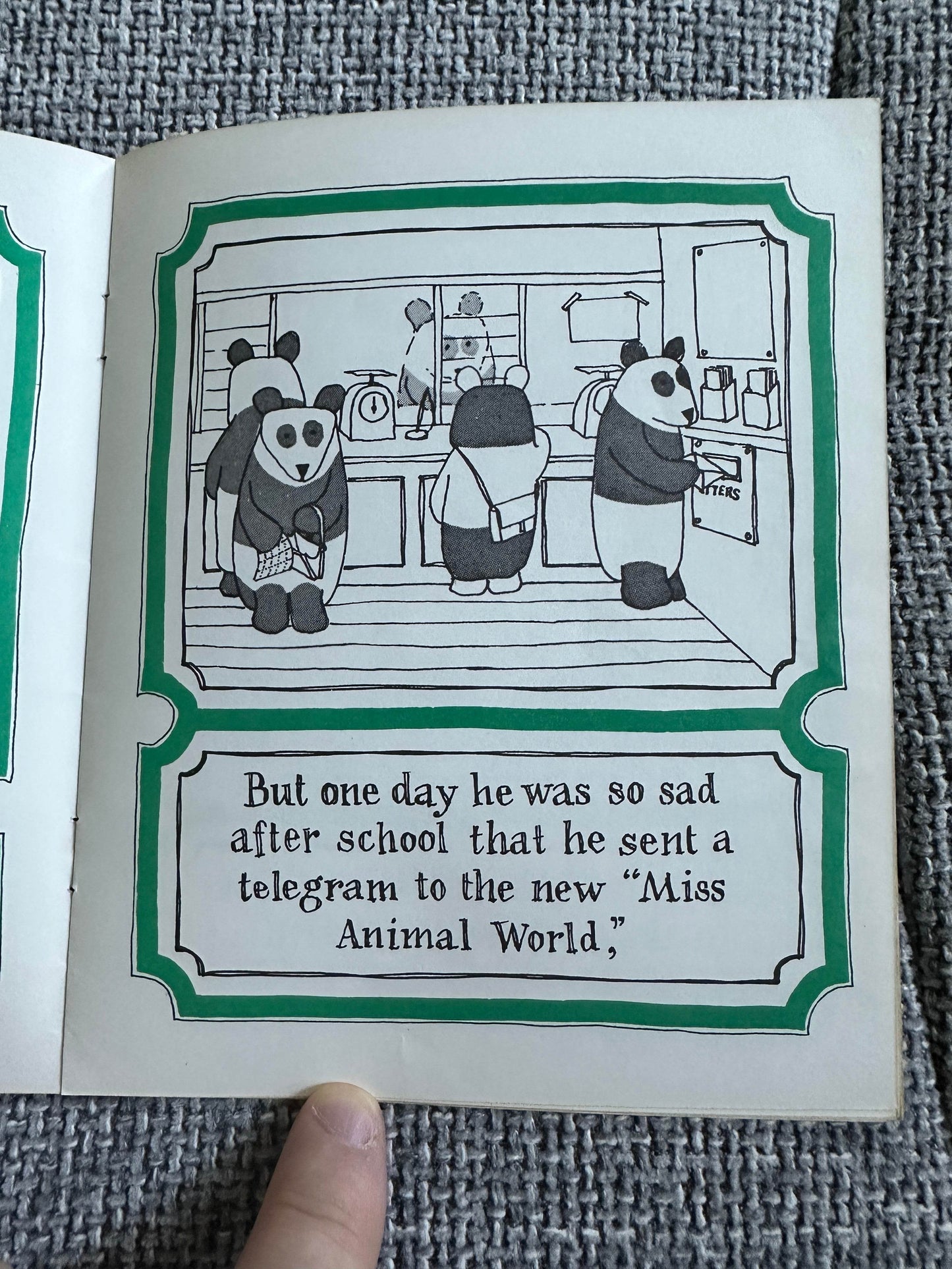 1970’s The Panda Family A Miss Is A Hit - C. J. Cressey(Tamasin Cole Illust) Printing Arts Ltd - Honeyburn Books (UK)
