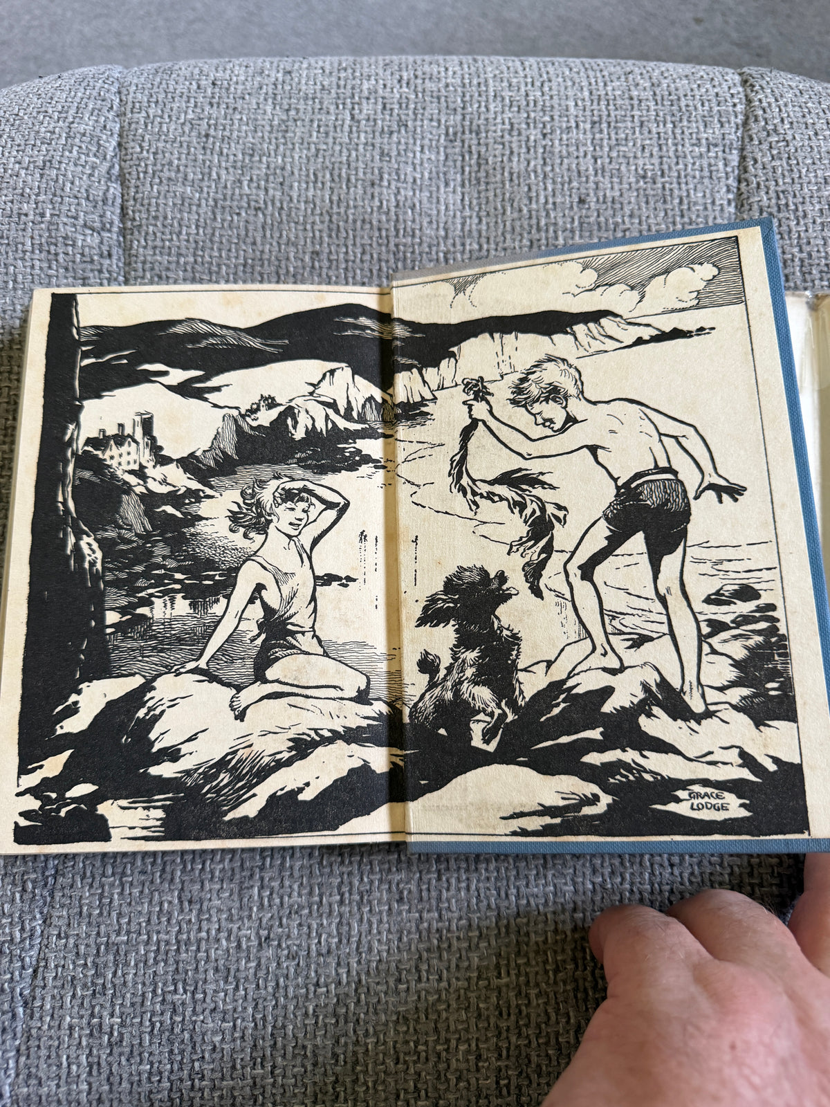 1955*1st* Holiday House - Enid Blyton (Grace Lodge illust) Evans Bros.