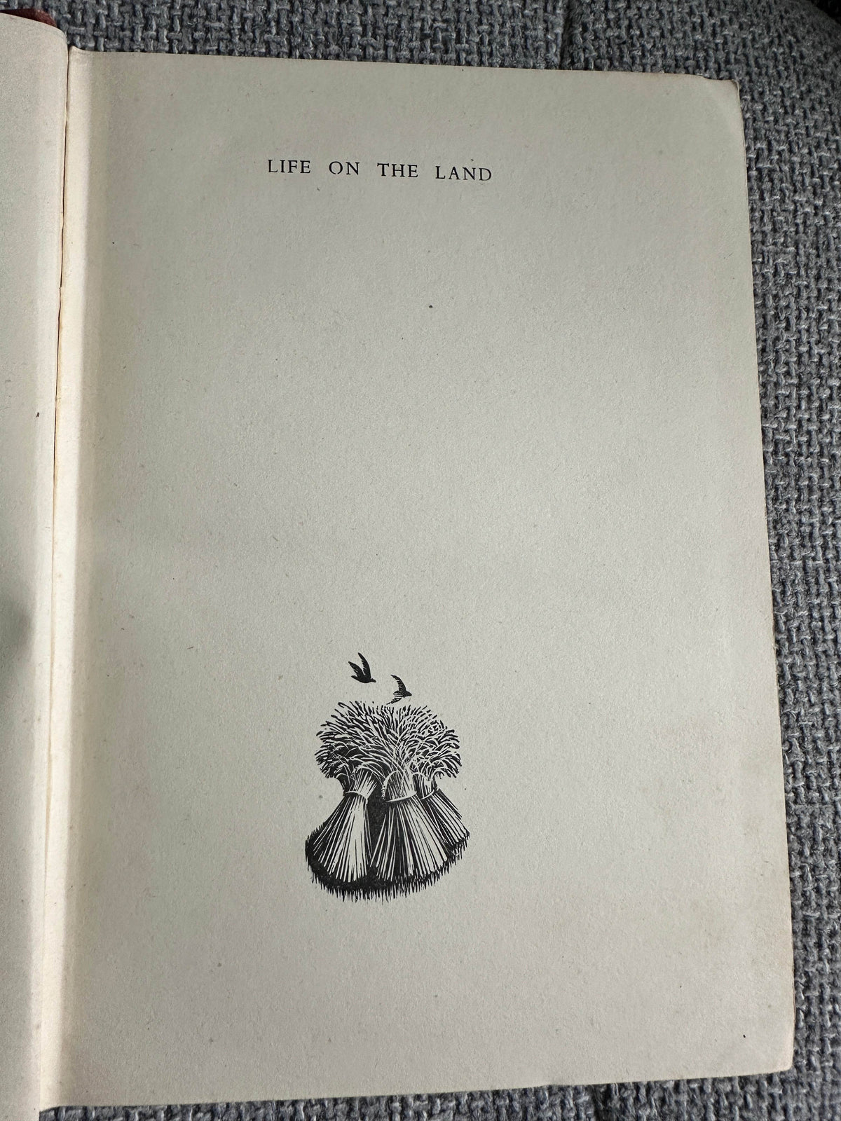 1941*1st* Life On The Land - Fred Kitchen (Woodcuts by Frank Ormrod) J. M. Dent & Sons Ltd - Honeyburn Books (UK)