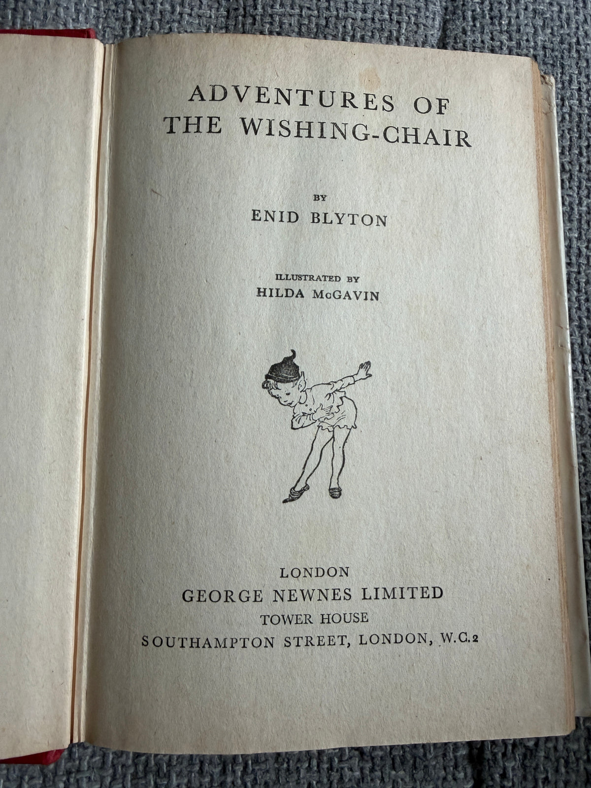 1964 Adventures Of The Wishing-Chair - Enid Blyton (Hilda McGavin illust) George Newnes Ltd