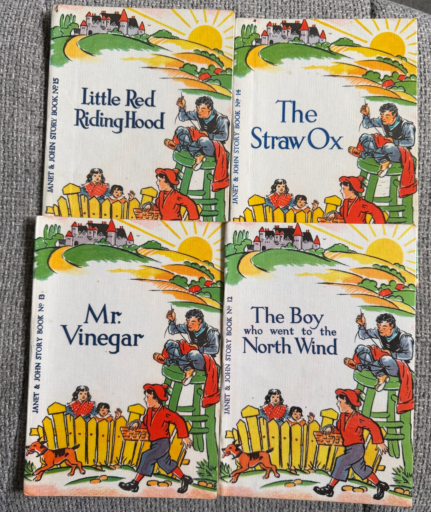Four Janet & John Story Books
