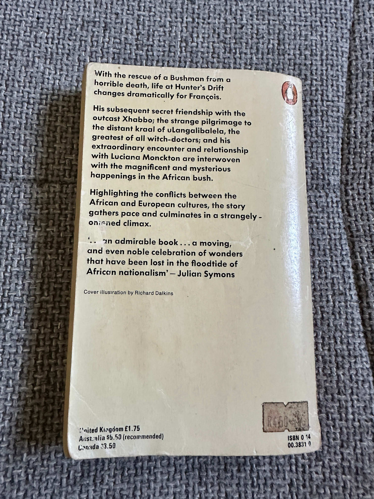1980 A Story Like The Wind - Laurens Van Der Post (Penguin) - Honeyburn Books (UK)
