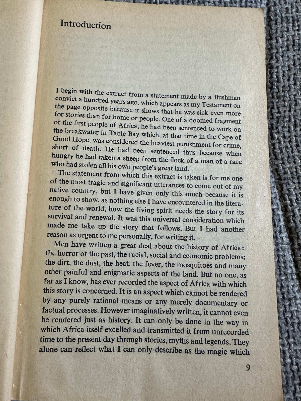 1980 A Story Like The Wind - Laurens Van Der Post (Penguin) - Honeyburn Books (UK)