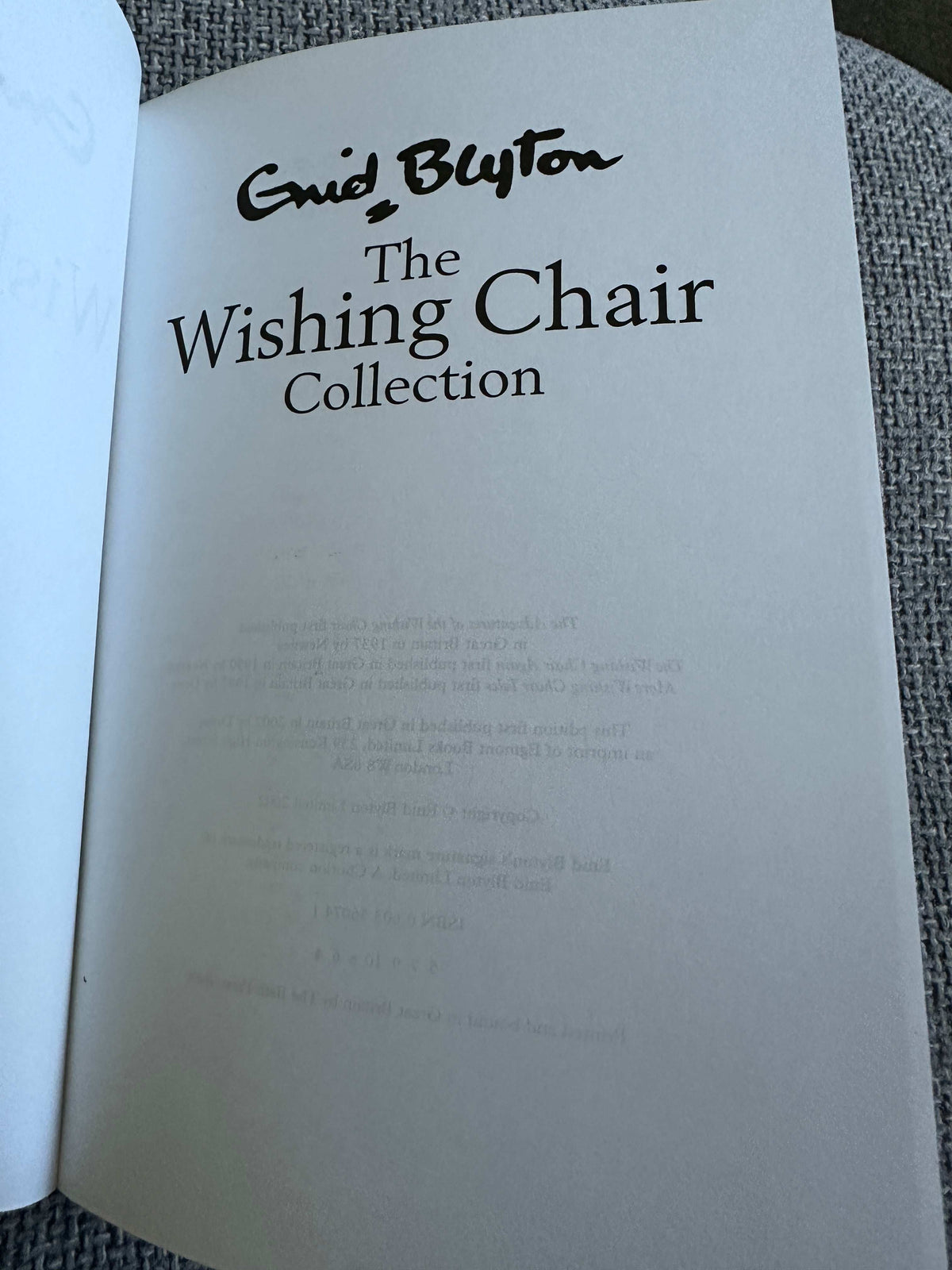 2002 The Wishing Chair Collection - Enid Blyton (Dean) - Honeyburn Books (UK)